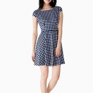 Kate Spade Gingham Ponte Fiorella Dress, sz M / NWT